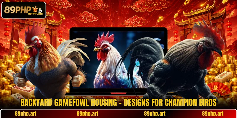 Backyard Gamefowl Housing - Designs For Champion Birds