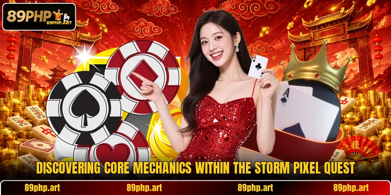 Discovering core mechanics within the Storm Pixel Quest