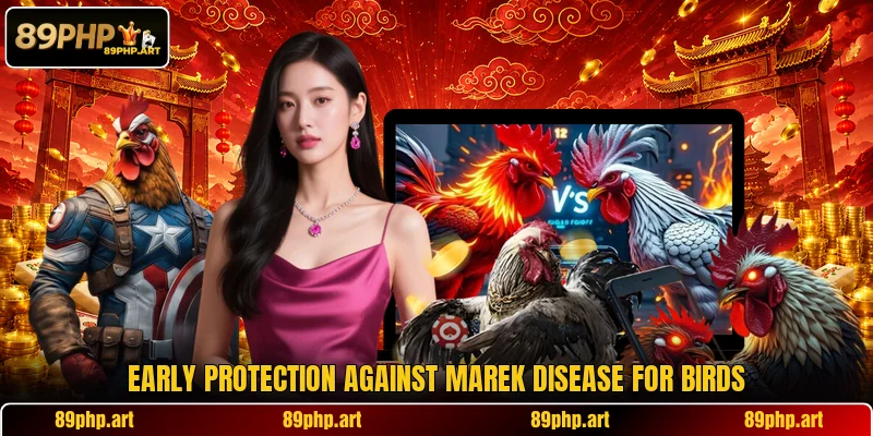 Early protection against Marek disease for birds