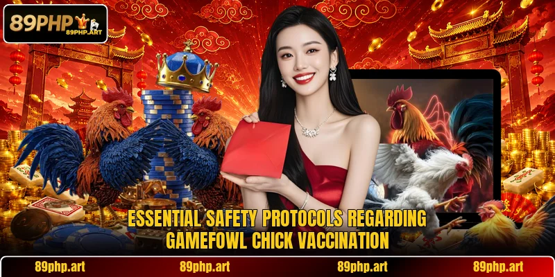 Essential safety protocols regarding gamefowl chick vaccination