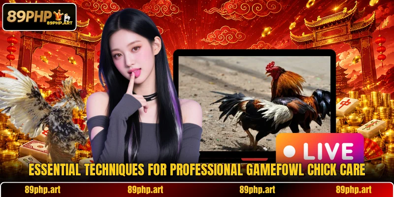 Essential techniques for professional gamefowl chick care