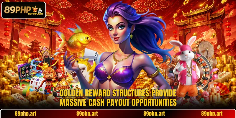 Golden reward structures provide massive cash payout opportunities