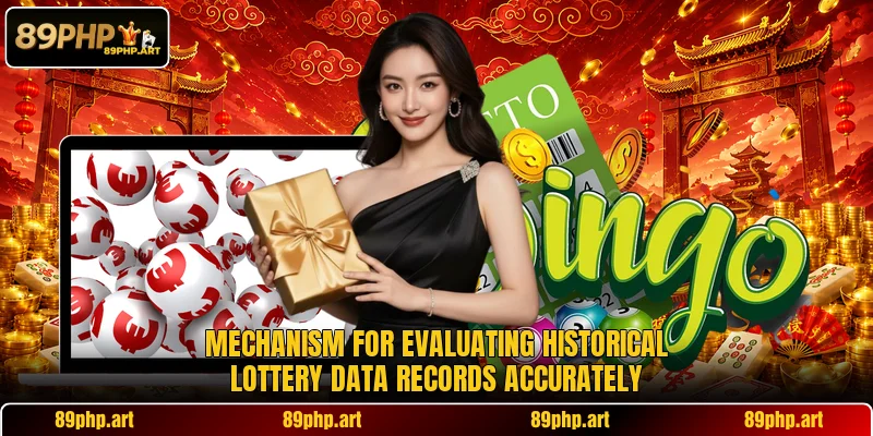 Mechanism for evaluating historical lottery data records accurately