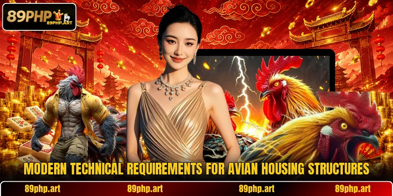Modern technical requirements for avian housing structures