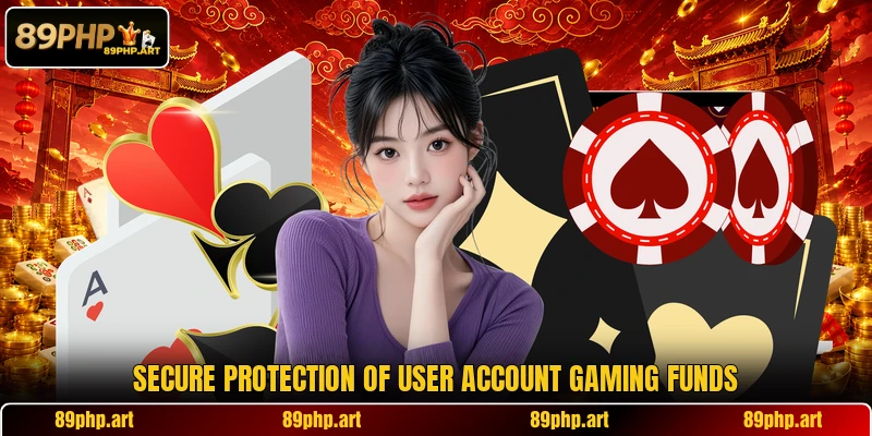 Secure protection of user account gaming funds