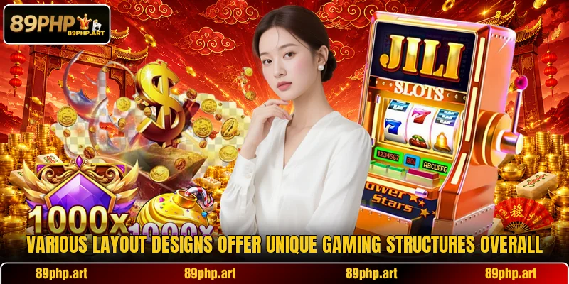 Various layout designs offer unique gaming structures overall